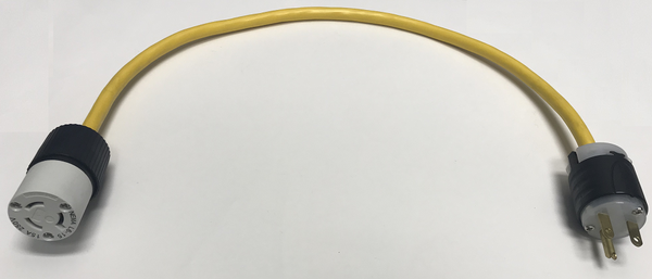 NEMA 6-15P Straight Blade Adapter Plug for UVFastlane 2000 Cart