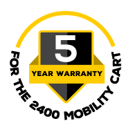 5 Year Warranty for 2400 Mobility Cart
