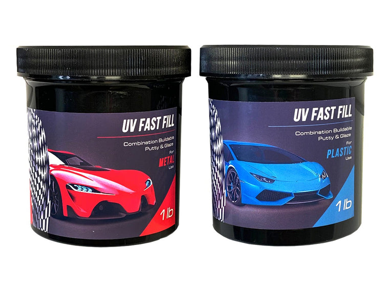 UV Fast Fill Combination Buildable Putty & Glaze